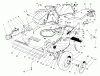 Rasenmäher 22154B - Toro Walk-Behind Mower (SN: 6900001 - 6999999) (1996) Listas de piezas de repuesto y dibujos HOUSING ASSEMBLY