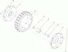 Rasenmäher 22155 - Toro Commercial 21" Lawn Mower (SN: 290000001 - 290999999) (2009) Listas de piezas de repuesto y dibujos WHEEL ASSEMBLY NO. 117-5252