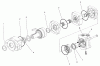 Compact Utility Attachments 22415 - Toro Rotary Broom, Dingo Compact Utility Loader (SN: 990001 - 999999) (1999) Listas de piezas de repuesto y dibujos HYDRAULIC MOTOR AND ASSEMBLY NO. 99-6566