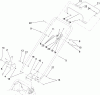 Rasenmäher 22156 - Toro Commercial 21" Lawn Mower (SN: 290000001 - 290999999) (2009) Listas de piezas de repuesto y dibujos HANDLE ASSEMBLY