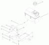 Rasenmäher 22157 - Toro 53cm Recycler/Rear-Bagger Mower (SN: 200000001 - 200999999) (2000) Listas de piezas de repuesto y dibujos FUEL TANK ASSEMBLY
