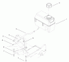 Rasenmäher 22157 - Toro 53cm Recycler/Rear-Bagger Mower (SN: 230000001 - 230999999) (2003) Listas de piezas de repuesto y dibujos FUEL TANK ASSEMBLY