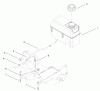 Rasenmäher 22157 - Toro 53cm Recycler/Rear-Bagger Mower (SN: 8900001 - 8999999) (1998) Listas de piezas de repuesto y dibujos FUEL TANK ASSEMBLY