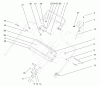 Rasenmäher 22157 - Toro 53cm Recycler/Rear-Bagger Mower (SN: 8900001 - 8999999) (1998) Listas de piezas de repuesto y dibujos HANDLE CONTROL ASSEMBLY