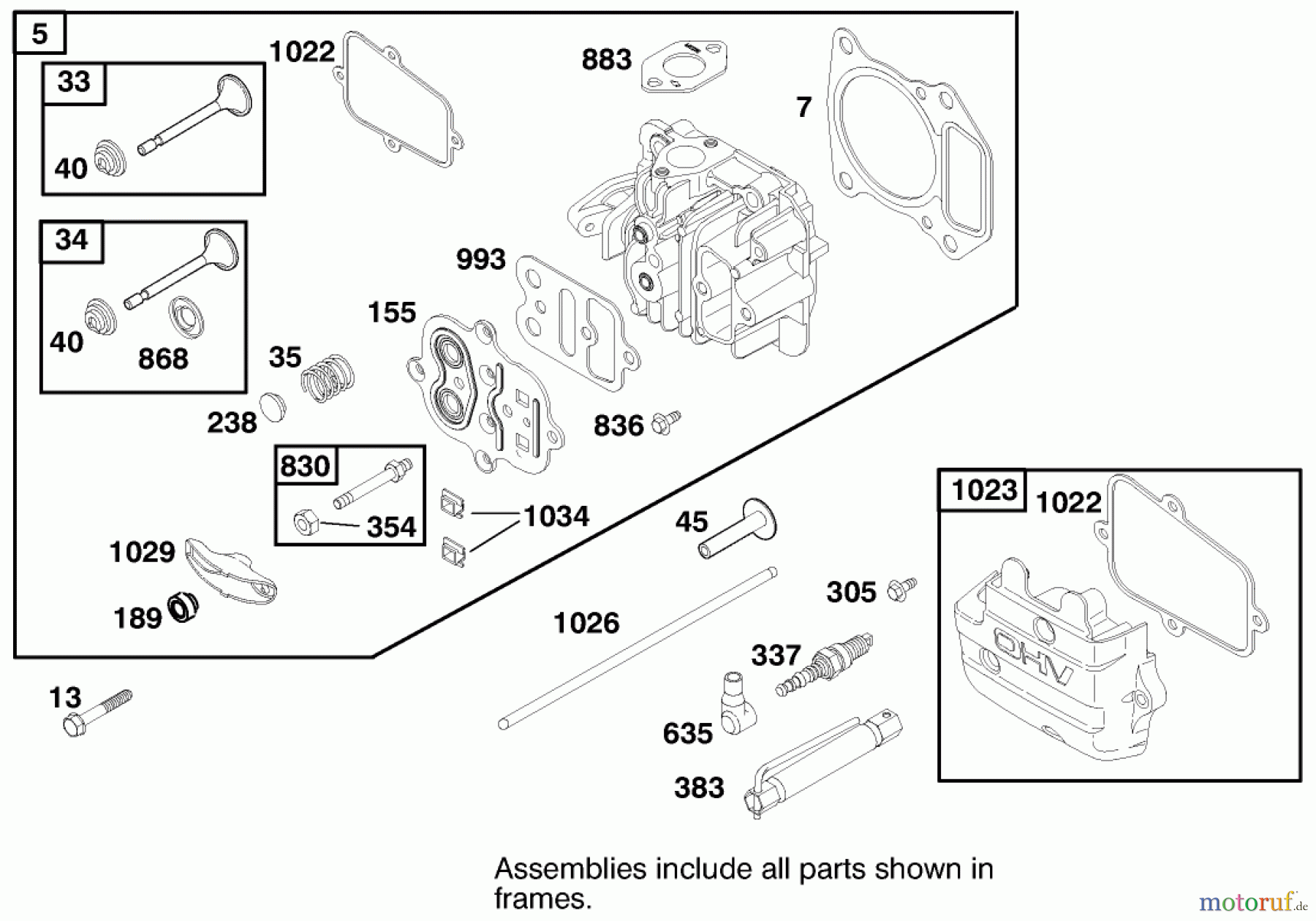  Rasenmäher 22158 - Toro Recycler Rear Bagger Mower (SN: 200000001 - 200999999) (2000) ENGINE GTS-200 #2