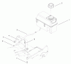 Rasenmäher 22160 - Toro Recycler Mower (SN: 8900001 - 8999999) (1998) Listas de piezas de repuesto y dibujos FUEL TANK ASSEMBLY