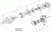 Compact Utility Attachments 22420 - Toro Bore Drive Head Attachment, Dingo Compact Utility Loader (SN: 240000001 - 240999999) (2004) Listas de piezas de repuesto y dibujos HYDRAULIC MOTOR ASSEMBLY NO. 98-8280