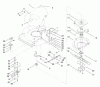 Rasenmäher 22162 - Toro Recycler Mower (SN: 210000001 - 210999999) (2001) Listas de piezas de repuesto y dibujos ENGINE AND BLADE AND BRAKE CLUTCH ASSEMBLY