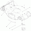 Rasenmäher 22164TE - Toro HD53 Lawn Mower (SN: 280000001 - 280999999) (2008) Listas de piezas de repuesto y dibujos HOUSING ASSEMBLY NO. 108-4750