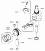 Rasenmäher 22164TE - Toro HD53 Lawn Mower (SN: 280000001 - 280999999) (2008) Listas de piezas de repuesto y dibujos PISTON AND CRANKSHAFT ASSEMBLY KAWASAKI FJ180V-AS28