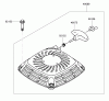 Rasenmäher 22164TE - Toro HD53 Lawn Mower (SN: 280000001 - 280999999) (2008) Listas de piezas de repuesto y dibujos STARTER ASSEMBLY KAWASAKI FJ180V-AS28