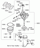Rasenmäher 22164TE - Toro HD53 Lawn Mower (SN: 290000001 - 290999999) (2009) Listas de piezas de repuesto y dibujos CARBURETOR ASSEMBLY KAWASAKI FJ180V-AS58