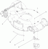 Rasenmäher 22164TE - Toro HD53 Lawn Mower (SN: 290000001 - 290999999) (2009) Listas de piezas de repuesto y dibujos HOUSING ASSEMBLY NO. 117-3541