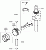 Rasenmäher 22164TE - Toro HD53 Lawn Mower (SN: 290000001 - 290999999) (2009) Listas de piezas de repuesto y dibujos PISTON AND CRANKSHAFT ASSEMBLY KAWASAKI FJ180V-AS58