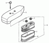 Rasenmäher 22166 - Toro 21" Heavy-Duty Recycler Mower (SN: 240000001 - 240999999) (2004) Listas de piezas de repuesto y dibujos AIR CLEANER ASSEMBLY HONDA GXV160K1 A1