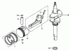 Rasenmäher 22166 - Toro 21" Heavy-Duty Recycler Mower (SN: 240000001 - 240999999) (2004) Listas de piezas de repuesto y dibujos CRANKSHAFT AND PISTON ASSEMBLY HONDA GXV160K1 A1