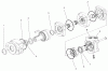 Compact Utility Attachments 22420 - Toro Bore Drive Head Attachment, Dingo Compact Utility Loader (SN: 890001 - 899999) (1998) Listas de piezas de repuesto y dibujos HYDRAULIC MOTOR ASSEMBLY NO. 98-8280