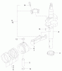 Rasenmäher 22170 - Toro Recycler Mower (SN: 200000001 - 200999999) (2000) Listas de piezas de repuesto y dibujos PISTON/CRANKSHAFT