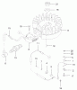 Rasenmäher 22170 - Toro Recycler Mower (SN: 230000001 - 230999999) (2003) Listas de piezas de repuesto y dibujos FLYWHEEL/IGNITION ASSEMBLY