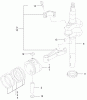 Rasenmäher 22170 - Toro Recycler Mower (SN: 230000001 - 230999999) (2003) Listas de piezas de repuesto y dibujos PISTON/CRANKSHAFT ASSEMBLY