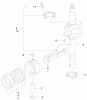 Rasenmäher 22170 - Toro Recycler Mower (SN: 9900001 - 9999999) (1999) Listas de piezas de repuesto y dibujos PISTON/CRANKSHAFT