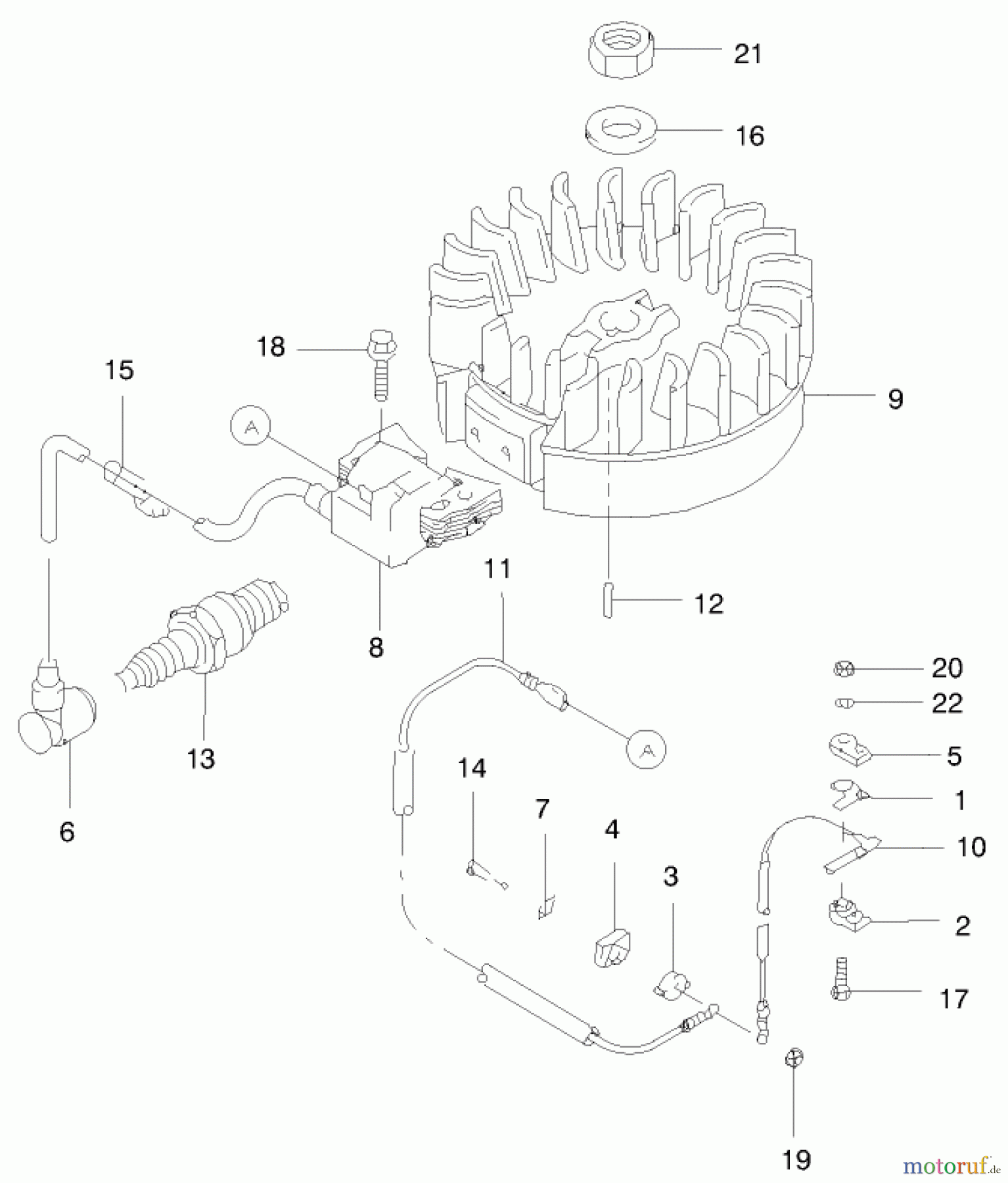  Rasenmäher 22171 - Toro Recycler Mower (SN: 200000001 - 200999999) (2000) ELECTRIC EQUIPMENT