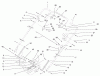 Rasenmäher 22171 - Toro Recycler Mower (SN: 220000001 - 220999999) (2002) Listas de piezas de repuesto y dibujos HANDLE AND CONTROLS ASSEMBLY