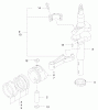 Rasenmäher 22171 - Toro Recycler Mower (SN: 220000001 - 220999999) (2002) Listas de piezas de repuesto y dibujos PISTON AND CRANKSHAFT ASSEMBLY