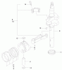 Rasenmäher 22171 - Toro Recycler Mower (SN: 9900001 - 9999999) (1999) Listas de piezas de repuesto y dibujos PISTON/CRANKSHAFT