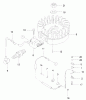 Rasenmäher 22172 - Toro Recycler Mower (SN: 220000001 - 220999999) (2002) Listas de piezas de repuesto y dibujos FLYWHEEL AND IGNITION ASSEMBLY