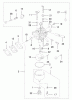 Rasenmäher 22173 - Toro 53cm Heavy-Duty Recycler Mower (SN: 220000001 - 220999999) (2002) Listas de piezas de repuesto y dibujos CARBURETOR ASSEMBLY