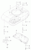 Rasenmäher 22173 - Toro 53cm Heavy-Duty Recycler Mower (SN: 230000001 - 230999999) (2003) Listas de piezas de repuesto y dibujos COVER/COOLING ASSEMBLY