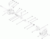 Rasenmäher 22174 - Toro 53cm Heavy-Duty Recycler Mower (SN: 210000001 - 210999999) (2001) Listas de piezas de repuesto y dibujos GEAR CASE AND REAR WHEEL ASSEMBLY