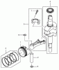 Rasenmäher 22175 - Toro 21" Heavy-Duty Recycler Mower (SN: 240000001 - 240999999) (2004) Listas de piezas de repuesto y dibujos PISTON AND CRANKSHAFT ASSEMBLY