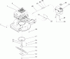 Rasenmäher 22175 - Toro 21" Heavy-Duty Recycler Mower (SN: 250000001 - 250999999) (2005) Listas de piezas de repuesto y dibujos ENGINE, FUEL TANK AND BLADE ASSEMBLY