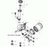 Rasenmäher 22176TE - Toro 53cm Heavy-Duty Recycler Mower (SN: 310000001 - 310999999) (2010) Listas de piezas de repuesto y dibujos LUBRICATION EQUIPMENT ASSEMBLY