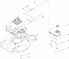 Rasenmäher 22177 - Toro 21" Heavy-Duty Recycler Mower (SN: 240000001 - 240999999) (2004) Listas de piezas de repuesto y dibujos FUEL LINE AND TANK ASSEMBLY