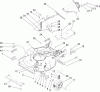 Rasenmäher 22177TE - Toro 53cm Heavy-Duty Recycler Mower (SN: 260001051 - 260999999) (2006) Listas de piezas de repuesto y dibujos HOUSING, CHUTE AND WHEEL ASSEMBLY