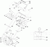 Rasenmäher 22178TE - Toro 53cm Heavy-Duty Rear Bagger Mower (SN: 280000001 - 280999999) (2008) Listas de piezas de repuesto y dibujos HANDLE ASSEMBLY