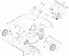 Rasenmäher 22186TE - Toro Commercial 53cm Mower (SN: 314000001 - 314999999) (2014) Listas de piezas de repuesto y dibujos HOUSING AND TUNNEL ASSEMBLY