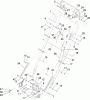 Rasenmäher 22187 - Toro 21" Heavy-Duty Recycler Mower (SN: 310000001 - 310999999) (2010) Listas de piezas de repuesto y dibujos HANDLE ASSEMBLY