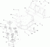 Compact Utility Attachments 22429 - Toro Stump Grinder, Dingo Compact Utility Loaders (SN: 314000001 - 314999999) (2014) Listas de piezas de repuesto y dibujos GRINDER FRAME AND HEAD ASSEMBLY