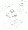 Rasenmäher 22188 - Toro 21" Heavy-Duty Recycler Walk-Behind Mower (SN: 270000001 - 270999999) (2007) Listas de piezas de repuesto y dibujos FUEL HOSE AND TANK ASSEMBLY