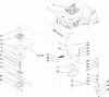 Rasenmäher 22189 - Toro 21" Heavy-Duty Rear Bagger Lawn Mower (SN: 270000001 - 270004000) (2007) Listas de piezas de repuesto y dibujos ENGINE AND BLADE BRAKE CLUTCH ASSEMBLY