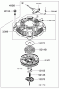 Rasenmäher 22190 - Toro 21" Heavy-Duty Recycler Walk-Behind Mower (SN: 270000001 - 270999999) (2007) Listas de piezas de repuesto y dibujos STARTER ASSEMBLY KAWASAKI FJ180V-AS39