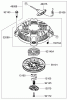 Rasenmäher 22191 - Toro 21" Heavy-Duty Recycler Walk-Behind Mower (SN: 290000001 - 290999999) (2009) Listas de piezas de repuesto y dibujos STARTER ASSEMBLY KAWASAKI FJ180V-AS36