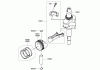 Rasenmäher 22194 - Toro PT21 Trim Mower (SN: 280000001 - 280999999) (2008) Listas de piezas de repuesto y dibujos PISTON AND CRANKSHAFT ASSEMBLY KAWASAKI FJ180V-AS34