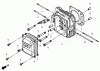 Rasenmäher 22196 - Toro 21" Heavy-Duty Recycler Walk-Behind Mower (SN: 270000001 - 270999999) (2007) Listas de piezas de repuesto y dibujos CYLINDER HEAD ASSEMBLY HONDA GXV160UH2 T1AH