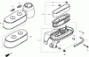 Rasenmäher 22196 - Toro 21" Heavy-Duty Recycler Walk-Behind Mower (SN: 290000001 - 290999999) (2009) Listas de piezas de repuesto y dibujos AIR CLEANER ASSEMBLY HONDA GXV160UH2 T1AH