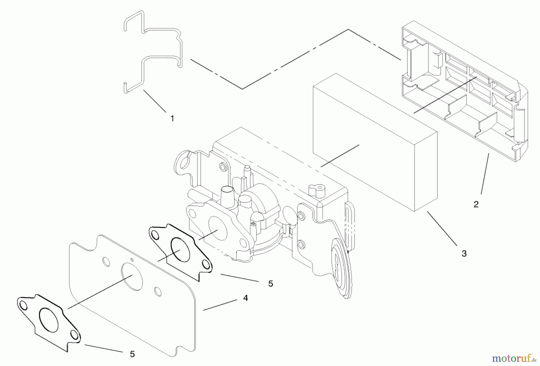  Rasenmäher 22240 - Toro Side Discharge Mower (SN: 7900001 - 7999999) (1997) AIR FILTER ASSEMBLY